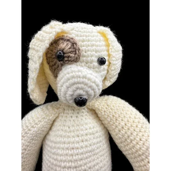 Crochet Stuffed Animal Stuffed Dog Toy Crochet Dog Amigurumi Dog - Picture 2 of 3